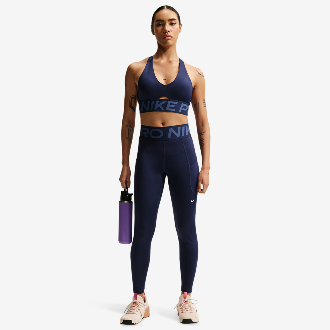Nike Pro Dri-FIT High Rise SCLPT 7/8 Tights Image 6 of 7. Tap to open photo gallery.