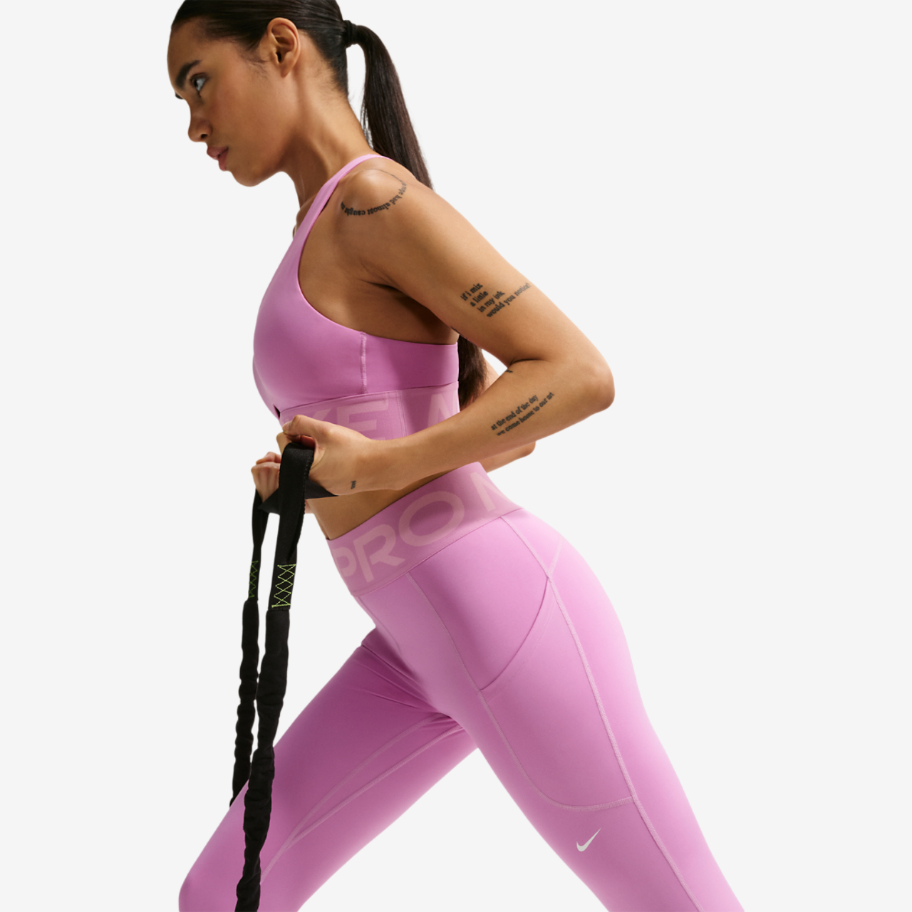Nike Pro Dri-FIT High Rise SCLPT 7/8 Tights Image 2 of 5. Tap to open photo gallery.