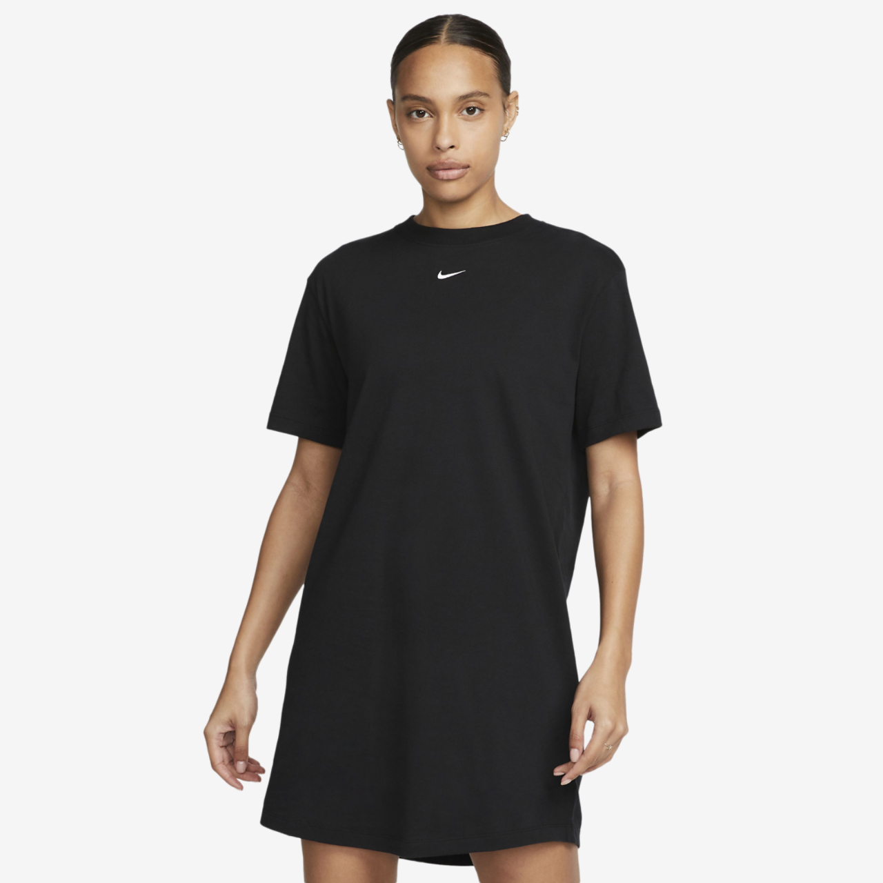 Nike NSW Essential Short Sleeve Dress T-Shirt Image 1 of 5. Tap to open photo gallery.