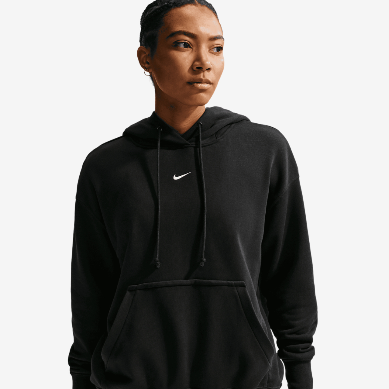 Nike Phoenix Fleece OS Pullover Hoodie Image 1 of 5. Tap to open photo gallery.