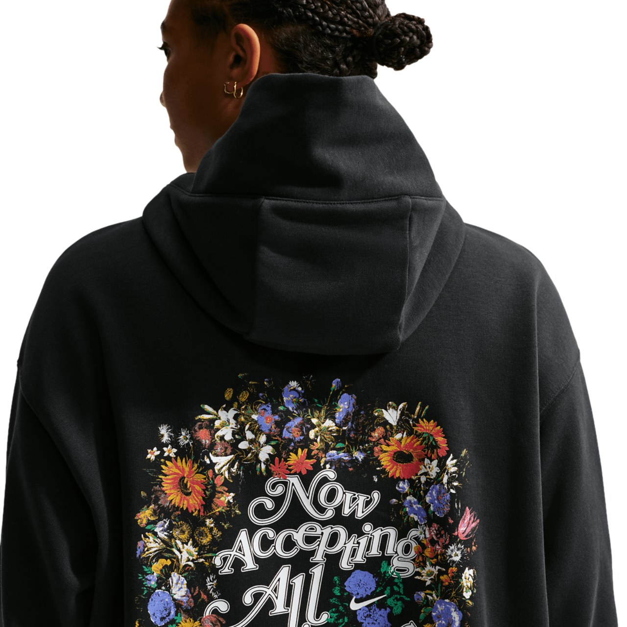 Nike Phoenix Fleece OS Pullover Hoodie Image 2 of 5. Tap to open photo gallery.