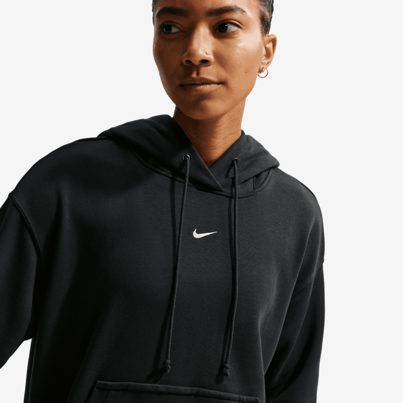 Nike Phoenix Fleece OS Pullover Hoodie Image 3 of 5. Tap to open photo gallery.