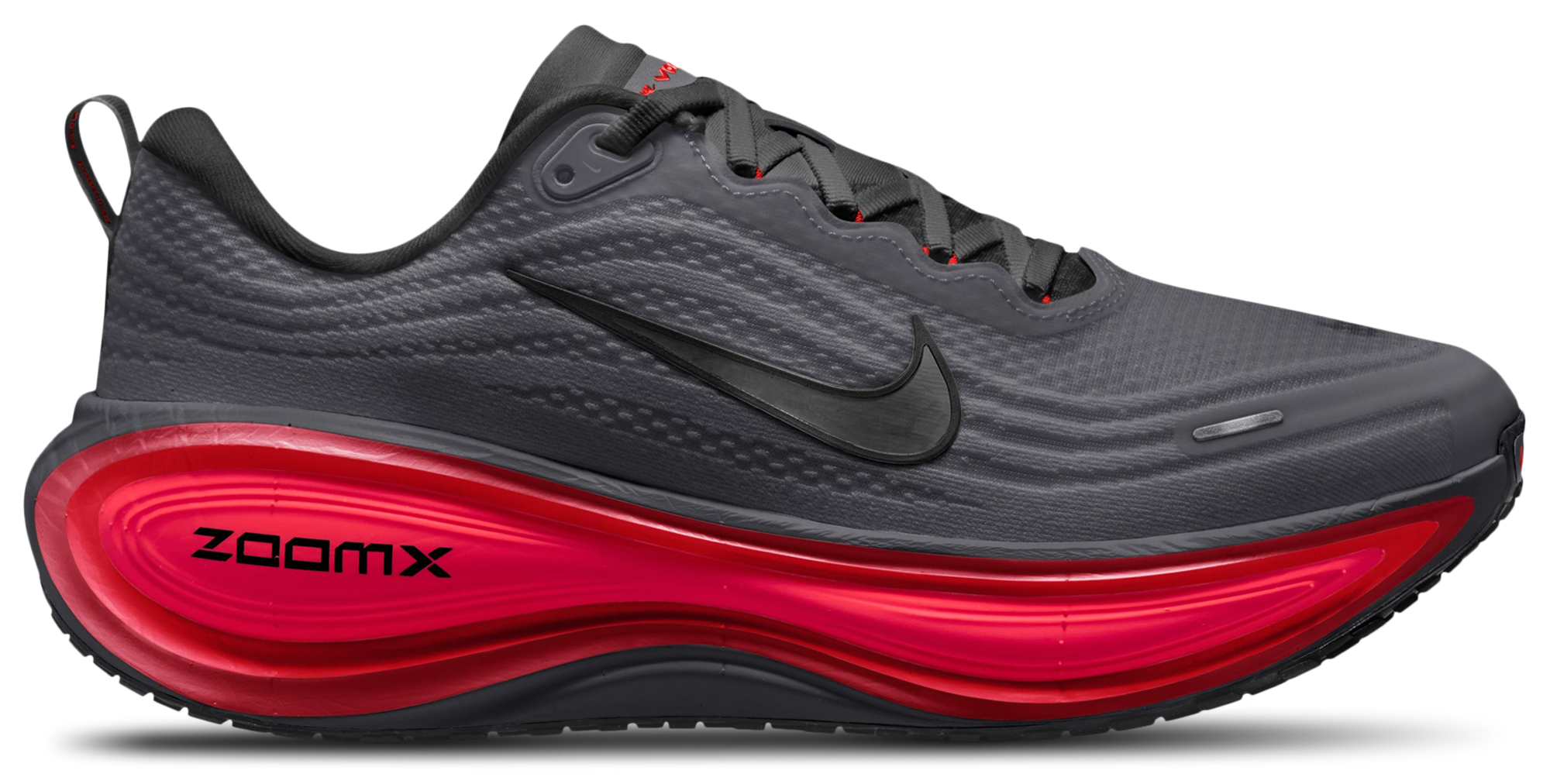 Nike Vomero Plus - Black/Gray/Red - Image 1