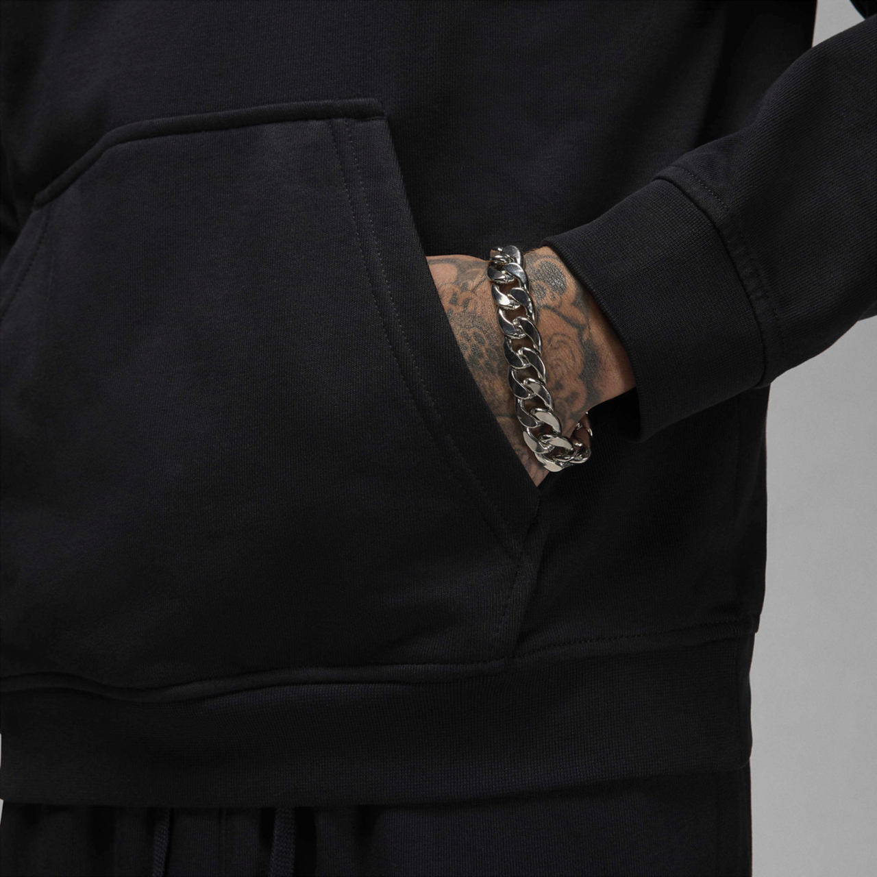 Jordan Dri-FIT Sport Crossover Fleece Pullover Image 3 of 3. Tap to open photo gallery.