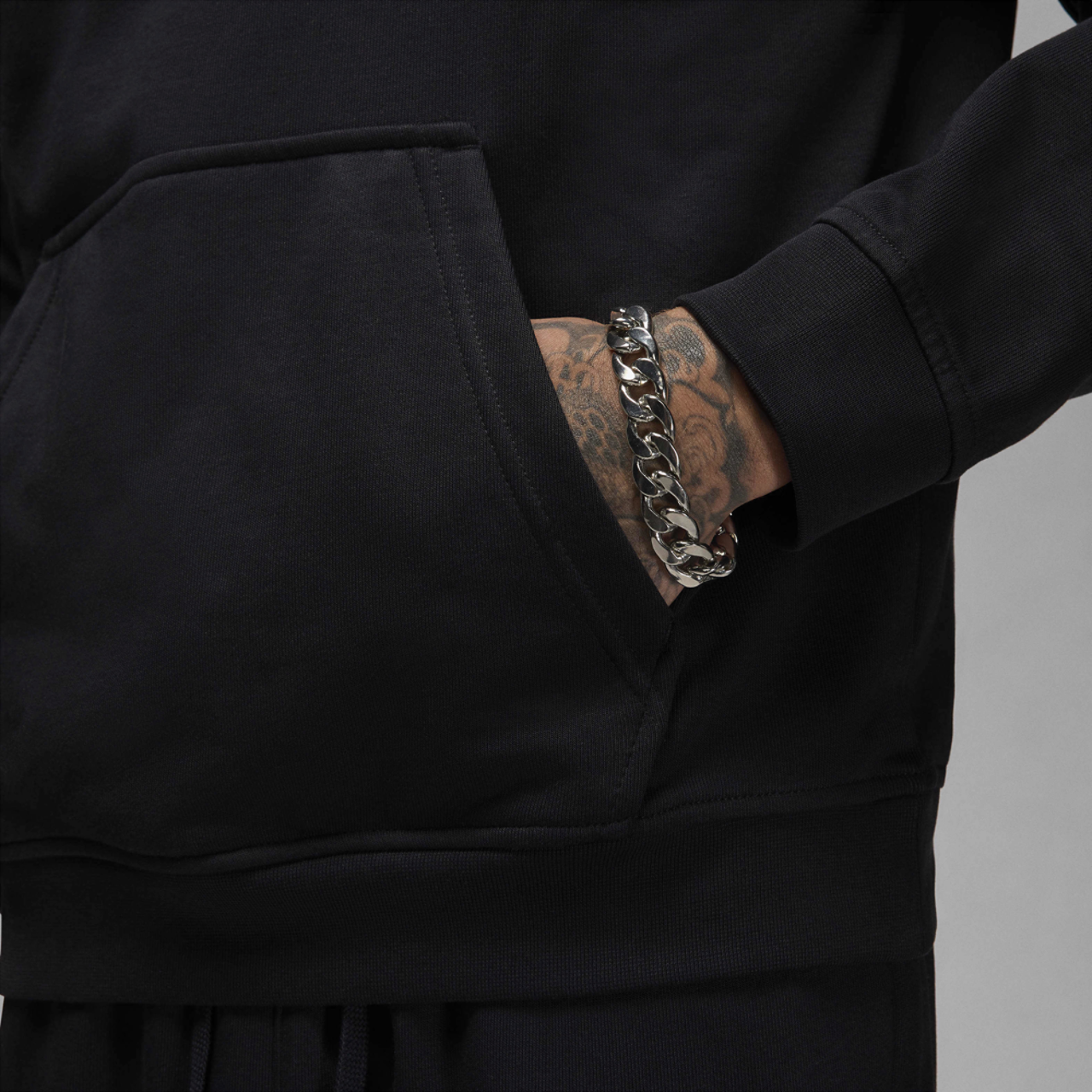 Jordan Dri-FIT Sport Crossover Fleece Pullover Image 3 of 3. Tap to open photo gallery.