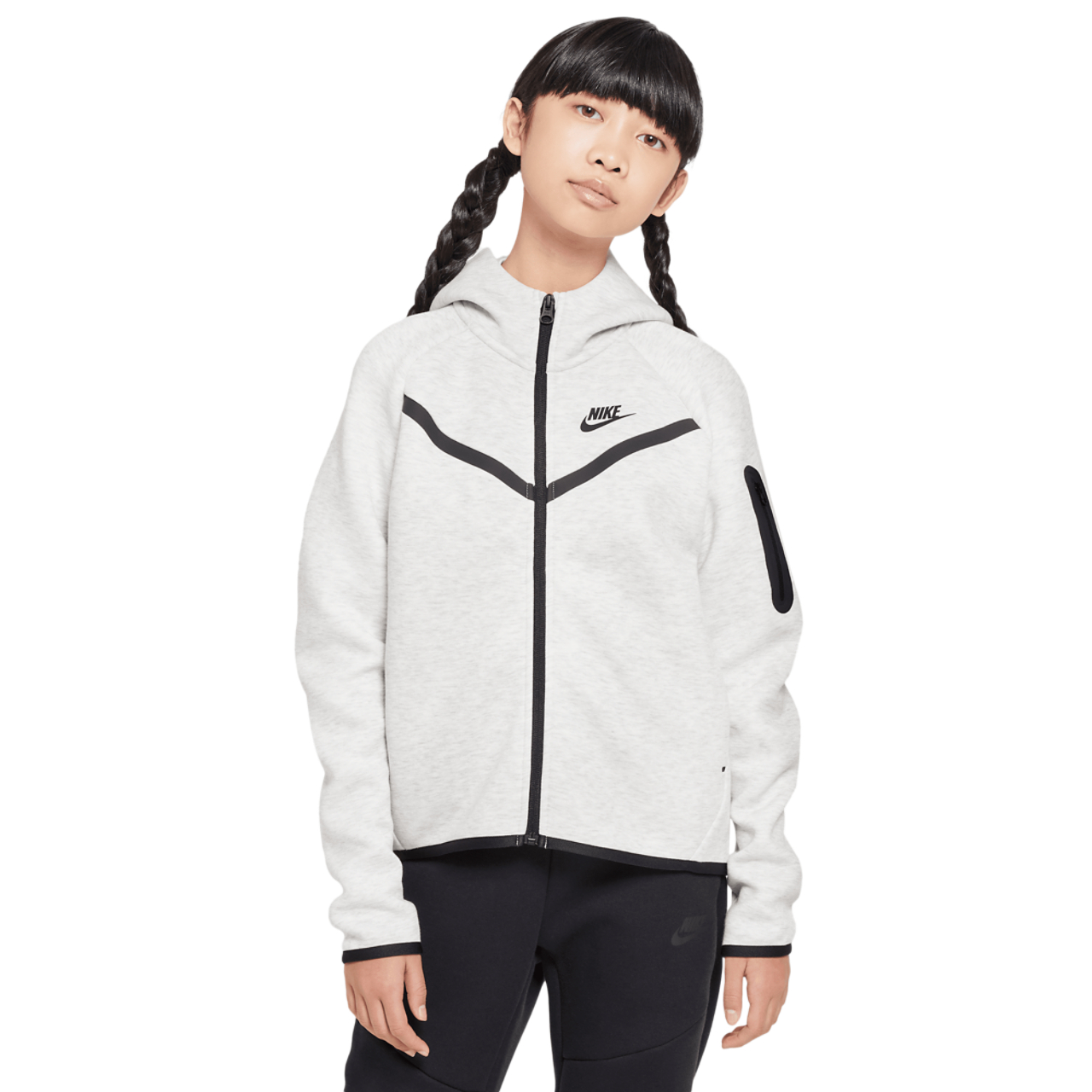 Nike Tech Fleece Full-Zip Hoodie Image 1 of 4. Tap to open photo gallery.