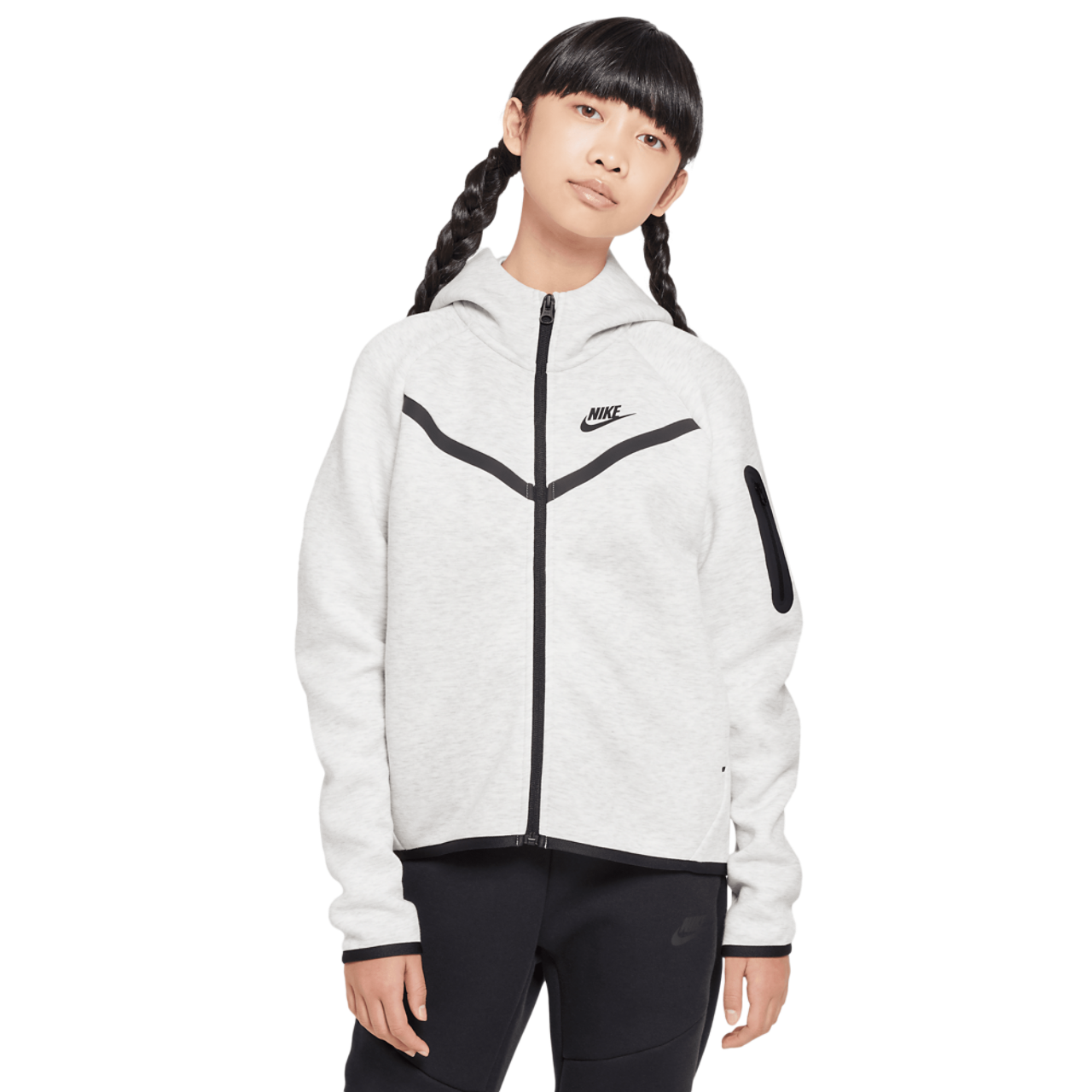Nike Tech Fleece Full-Zip Hoodie Image 1 of 4. Tap to open photo gallery.