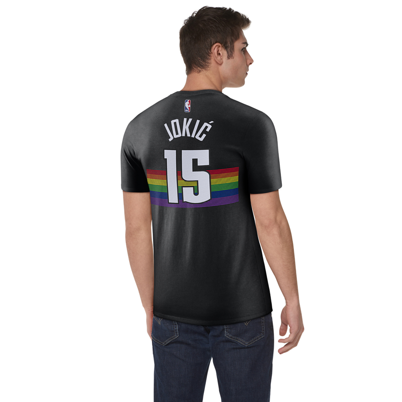 Nike NBA Player Name & Number DFCT T-Shirt Image 3 of 4. Tap to open photo gallery.