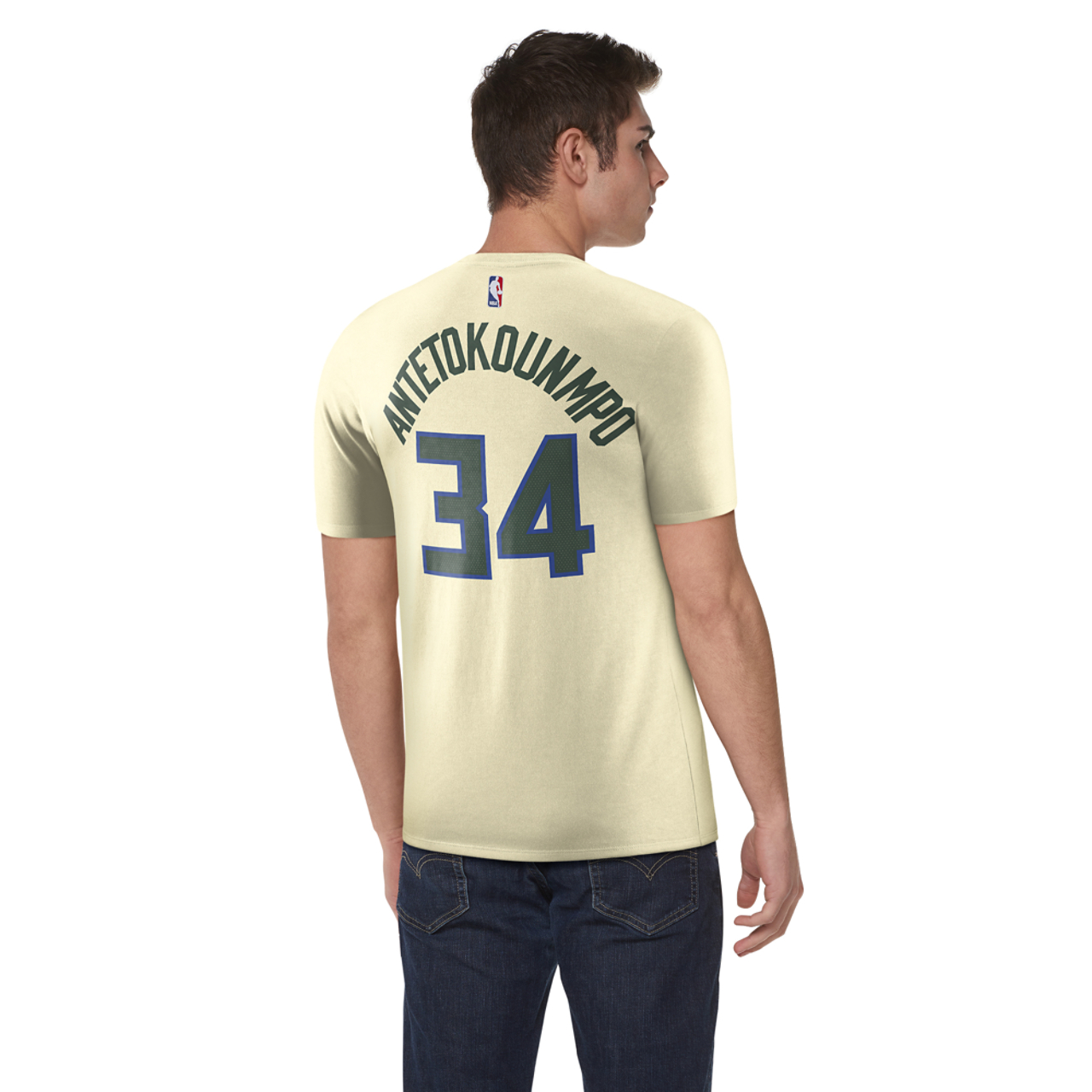 Nike NBA Player Name & Number DFCT T-Shirt Image 4 of 4. Tap to open photo gallery.