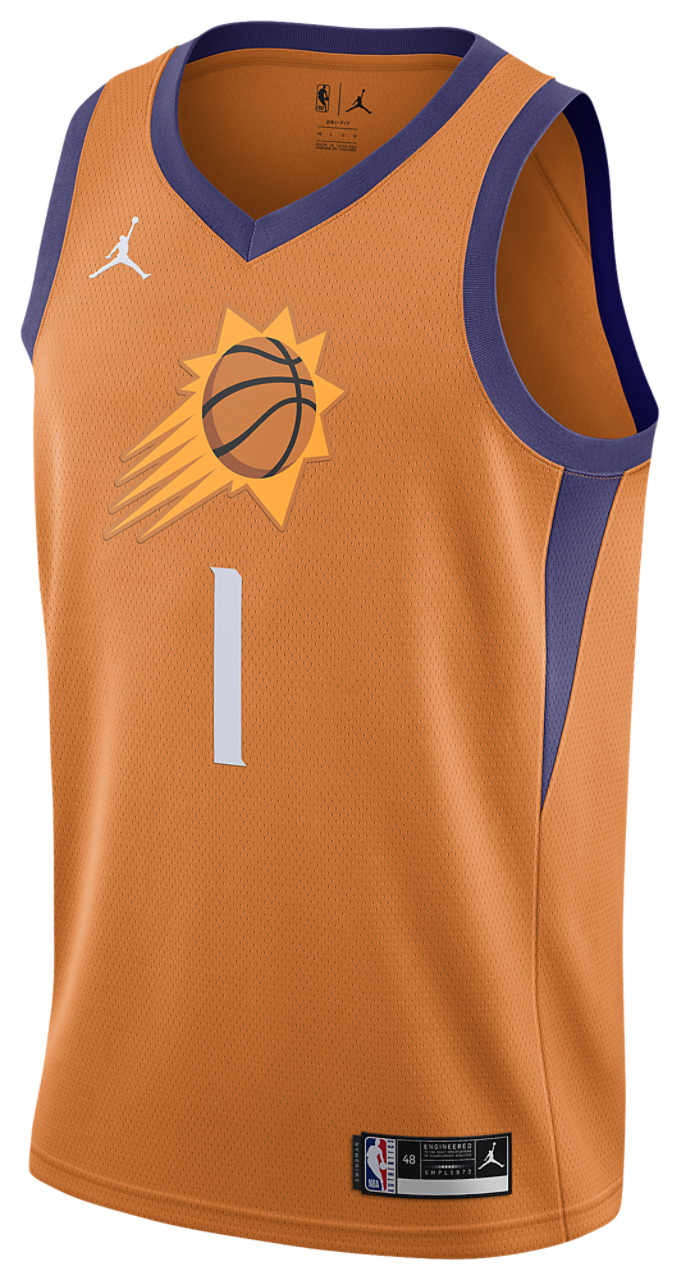 Jordan Suns Statement Swingman Jersey Image 1 of 2. Tap to open photo gallery.