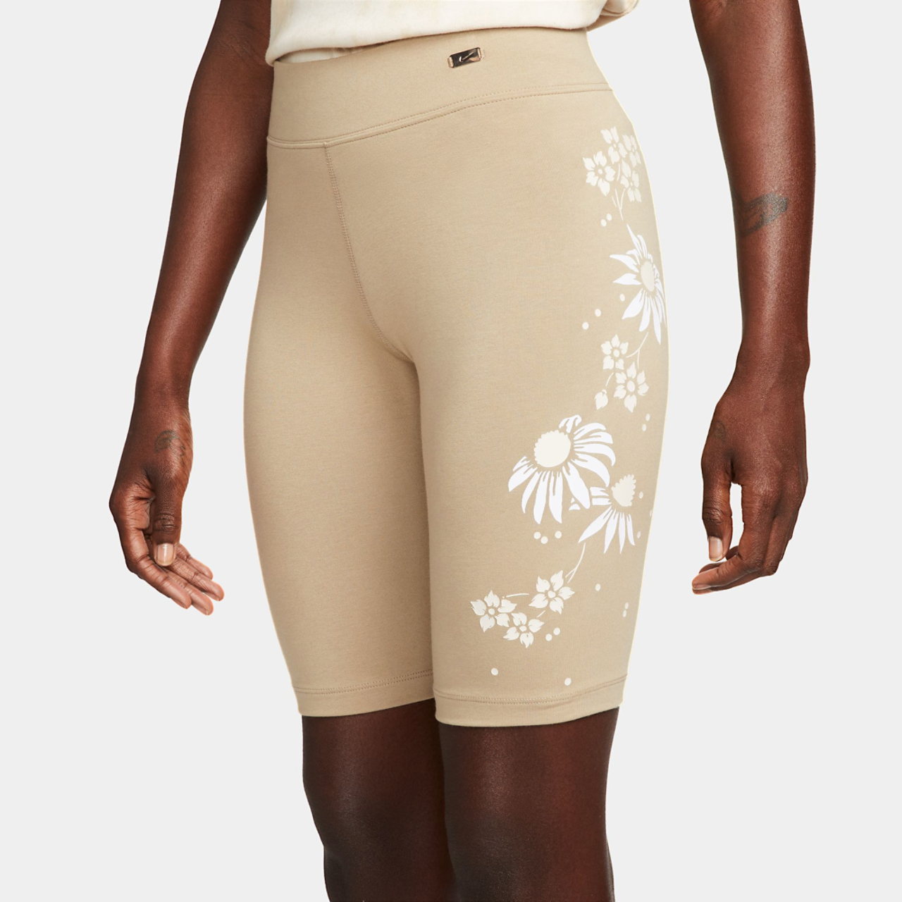 Nike Garden Party Bike Shorts Image 1 of 3. Tap to open photo gallery.