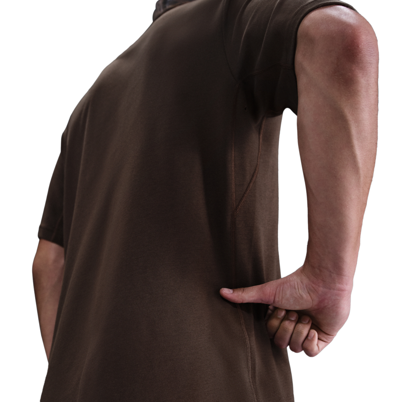 Nike Dri-FIT Primary Statement Short Sleeve T-Shirt Image 2 of 4. Tap to open photo gallery.