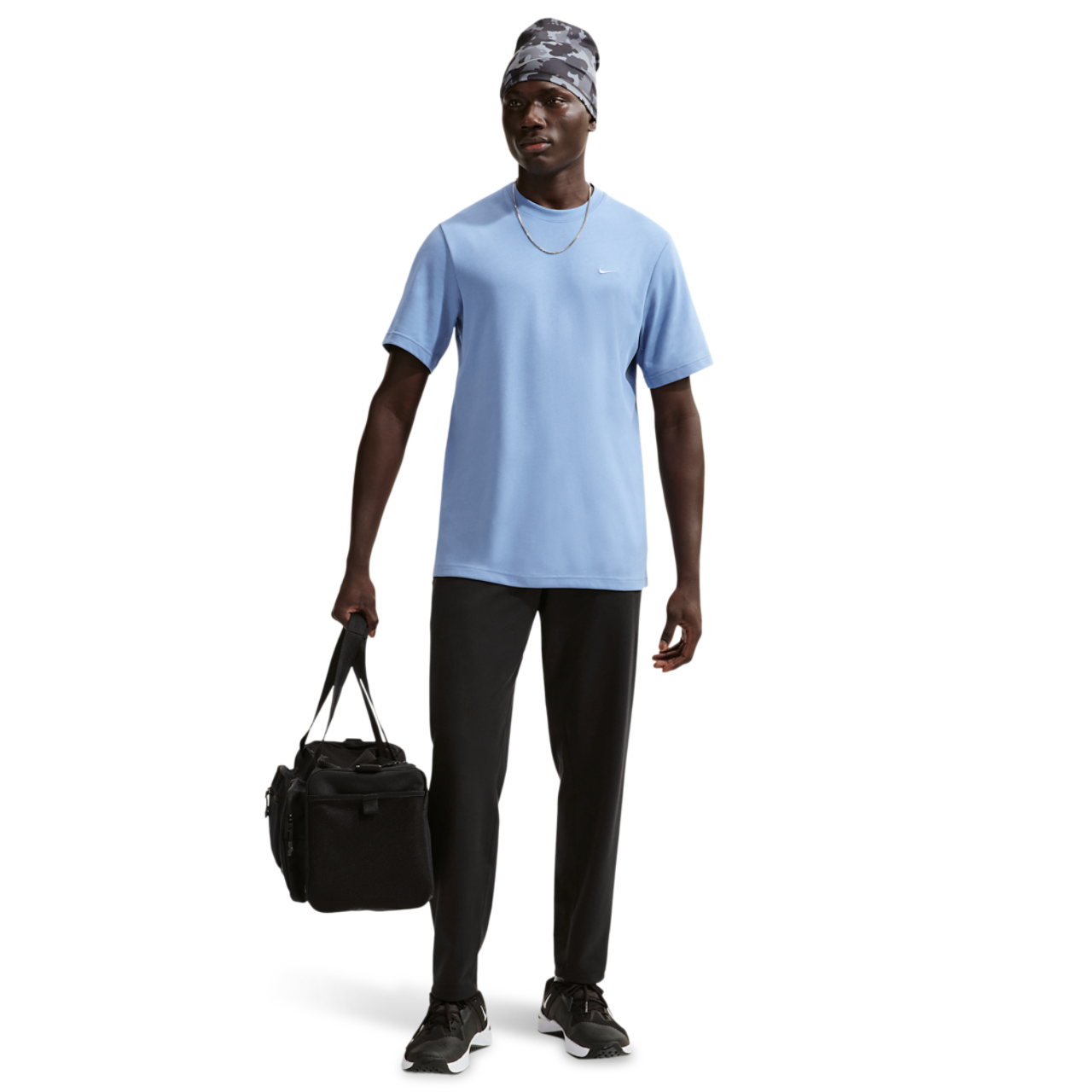 Nike Dri-FIT Primary Statement Short Sleeve T-Shirt Image 7 of 8. Tap to open photo gallery.