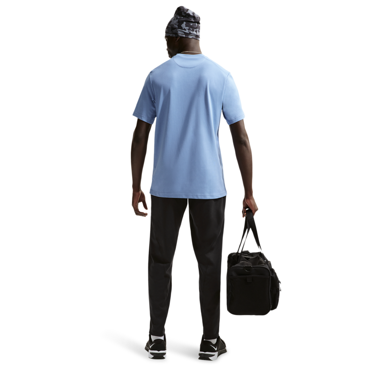 Nike Dri-FIT Primary Statement Short Sleeve T-Shirt Image 8 of 8. Tap to open photo gallery.