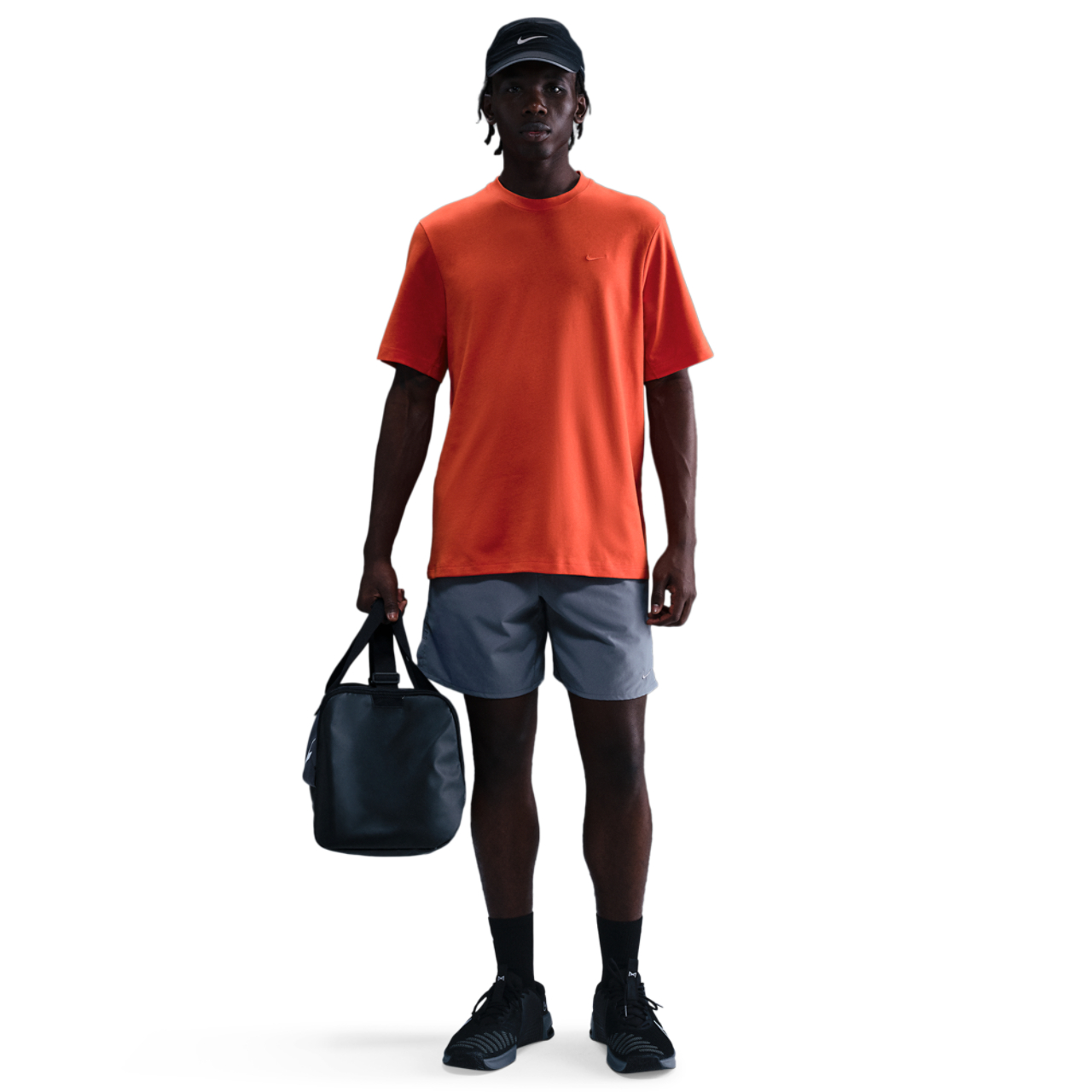 Nike Dri-FIT Primary Statement Short Sleeve T-Shirt Image 1 of 2. Tap to open photo gallery.