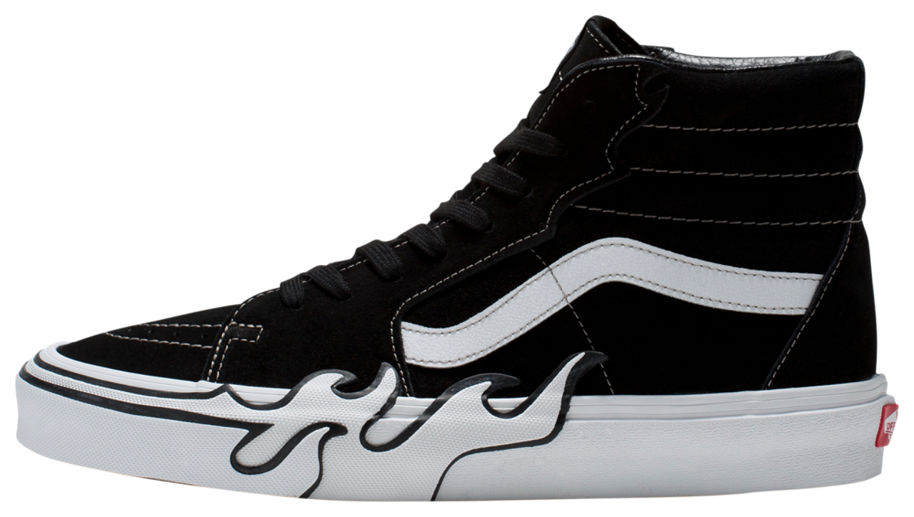 Vans Sk8 Hi Flame Image 2 of 7. Tap to open photo gallery.