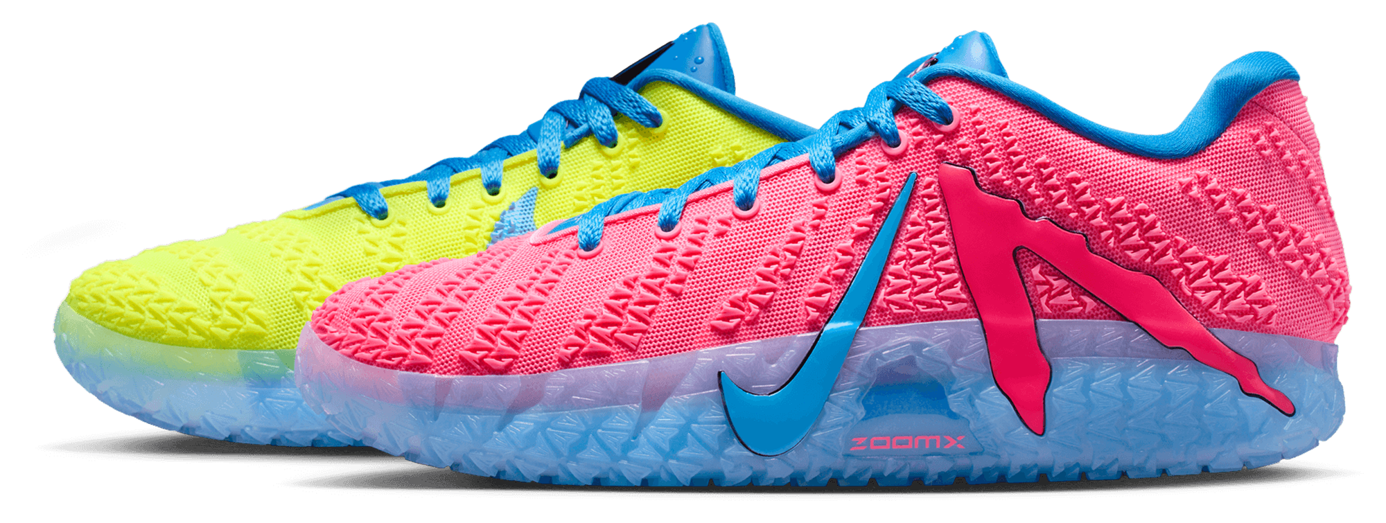 Nike JA 3 - Blue/Pink/Yellow - Image 3