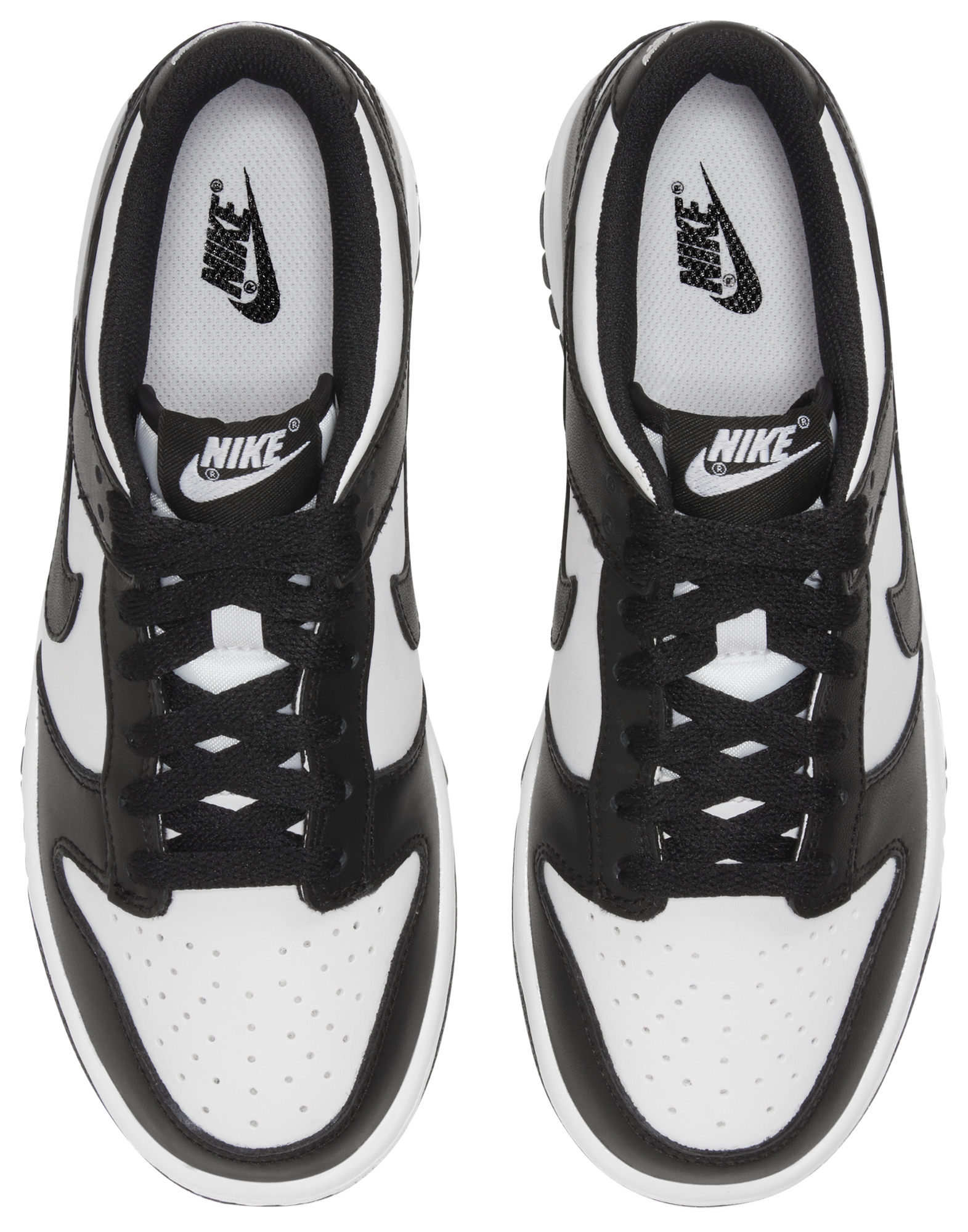 Nike Dunk Low 童款 - White/Black - Image 4