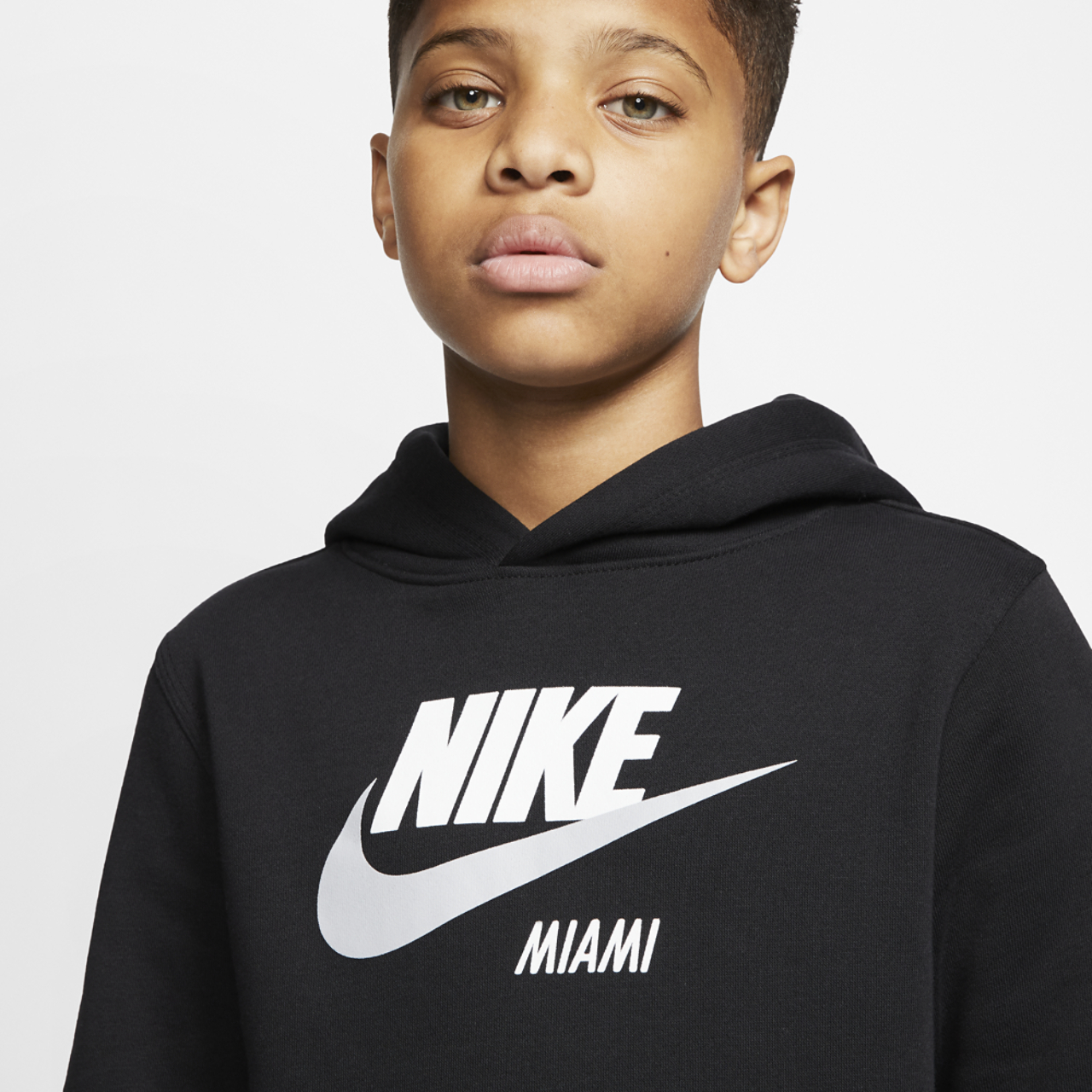 Nike Miami Pullover Fleece Hoodie Image 3 of 5. Tap to open photo gallery.