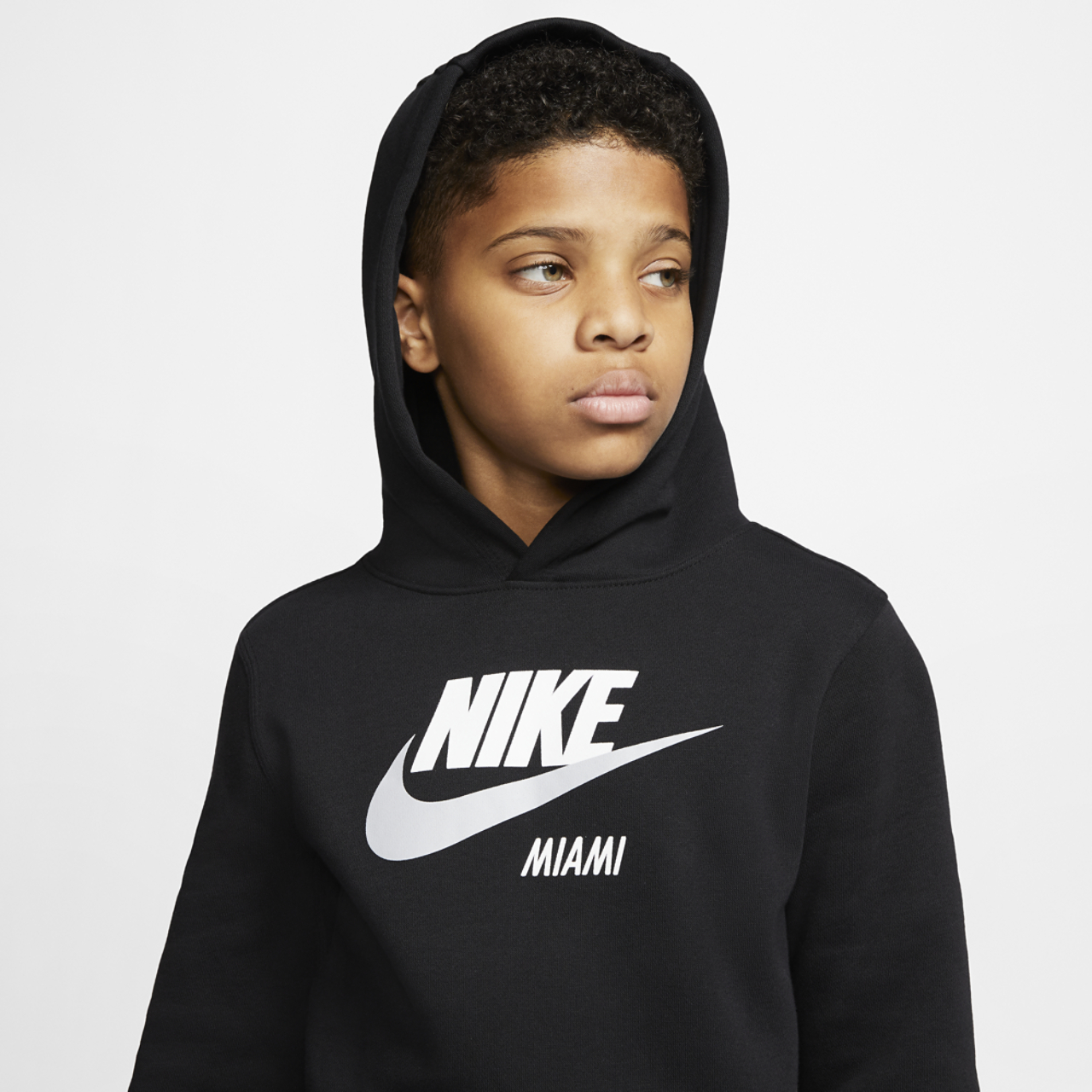 Nike Miami Pullover Fleece Hoodie Image 4 of 5. Tap to open photo gallery.