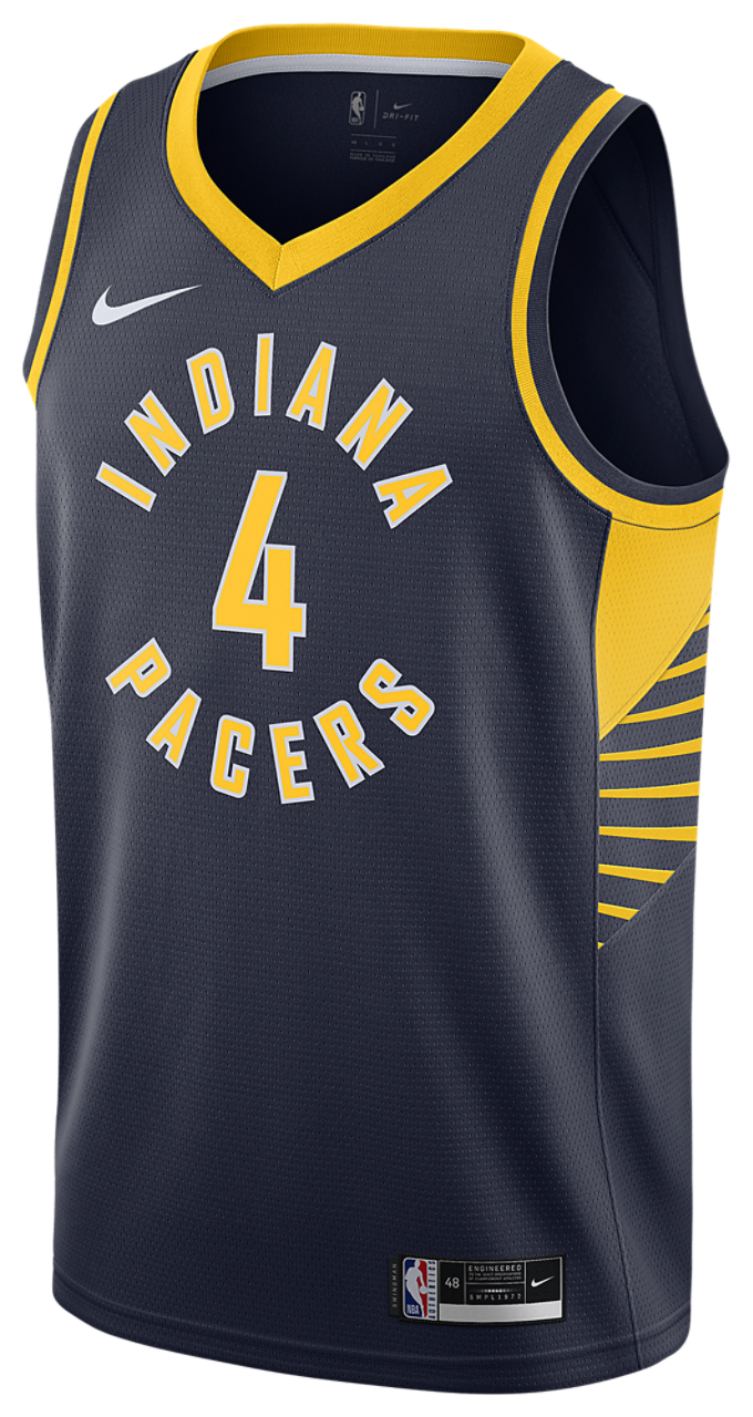 Nike Pacers Icon Edition 2020 Swingman Jersey Image 2 of 2. Tap to open photo gallery.