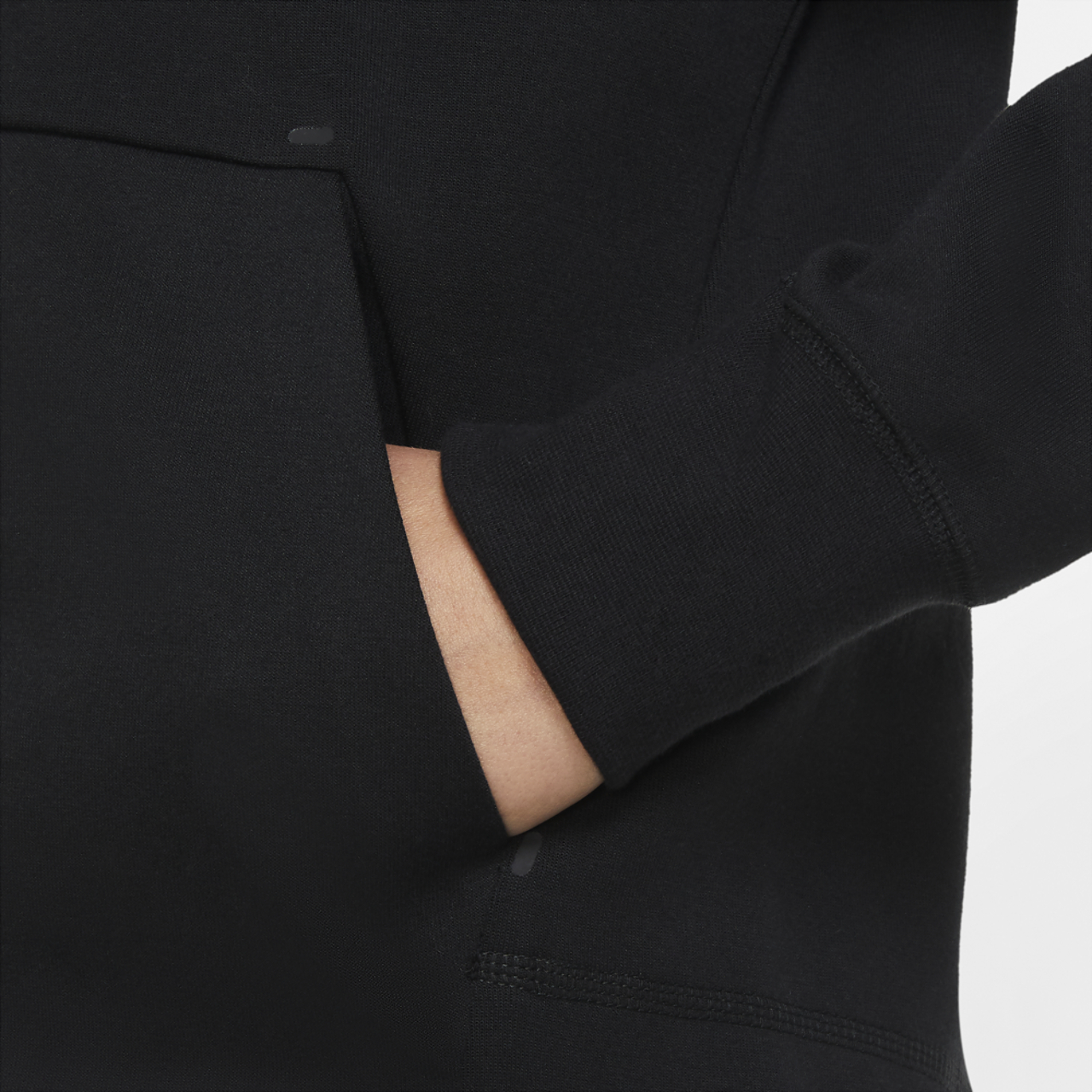 Nike NSW Tech Fleece WR Full-Zip Hoodie Image 4 of 5. Tap to open photo gallery.