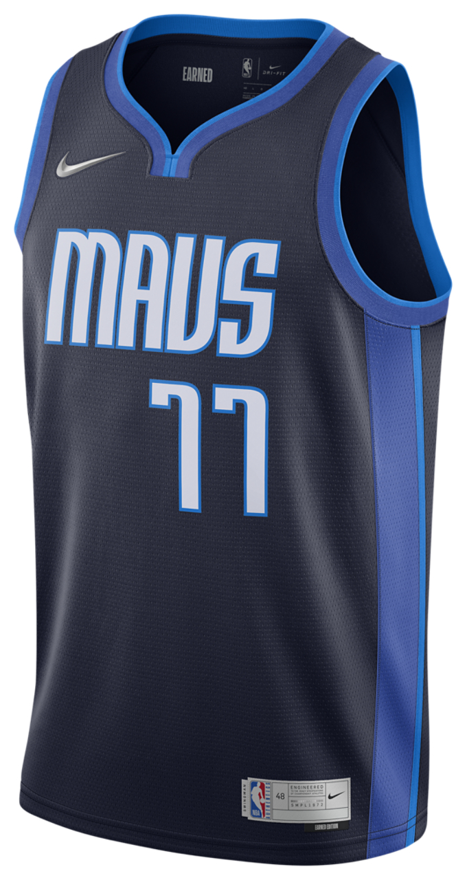Nike Mavericks Earned Swingman Jersey Image 2 of 2. Tap to open photo gallery.