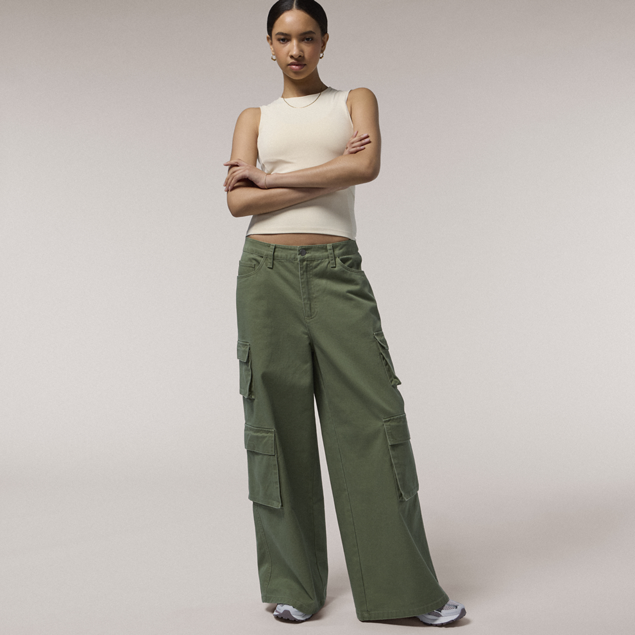 Cozi Motley Multi Pocket Pants Image 6 of 6. Tap to open photo gallery.