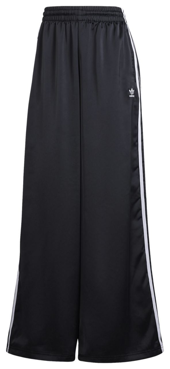 adidas Originals Satin Wide Leg Track Pants Image 5 of 5. Tap to open photo gallery.