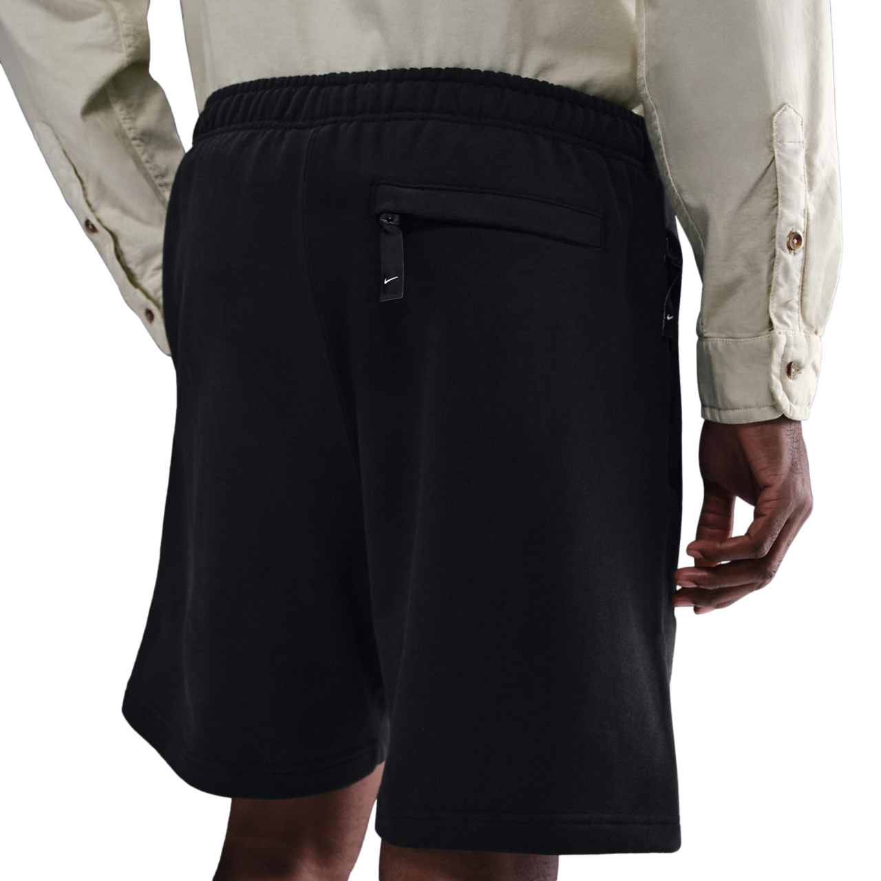 Nike SOLO Swoosh FT SHORT Image 2 of 3. Tap to open photo gallery.