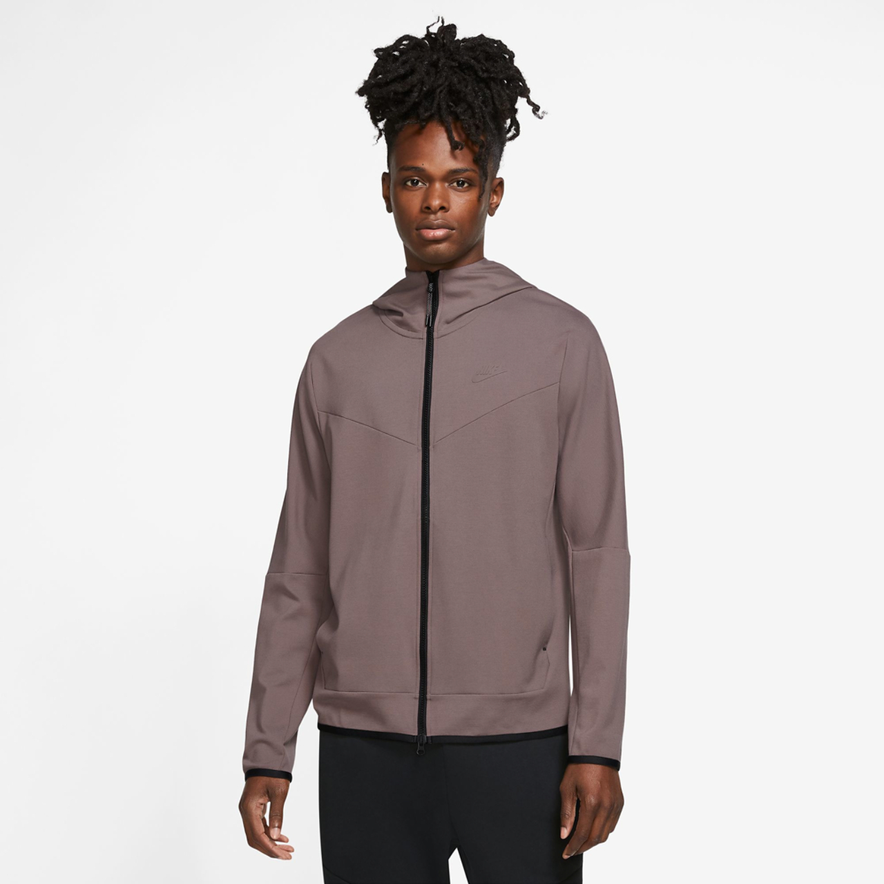 Nike Tech Full-Zip Lightweight Jacket Image 1 of 3. Tap to open photo gallery.
