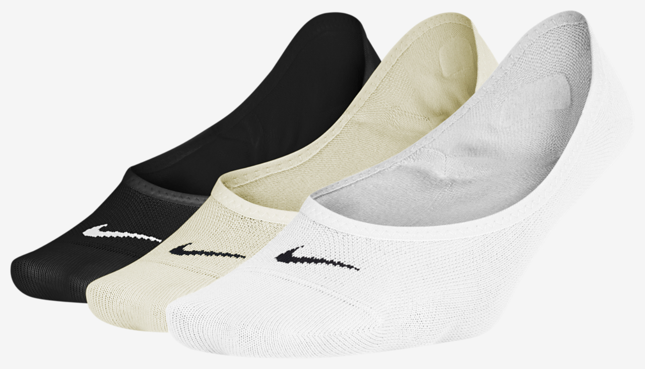 Nike 3PK Studio Lightweight Footie Image 1 of 4. Tap to open photo gallery.