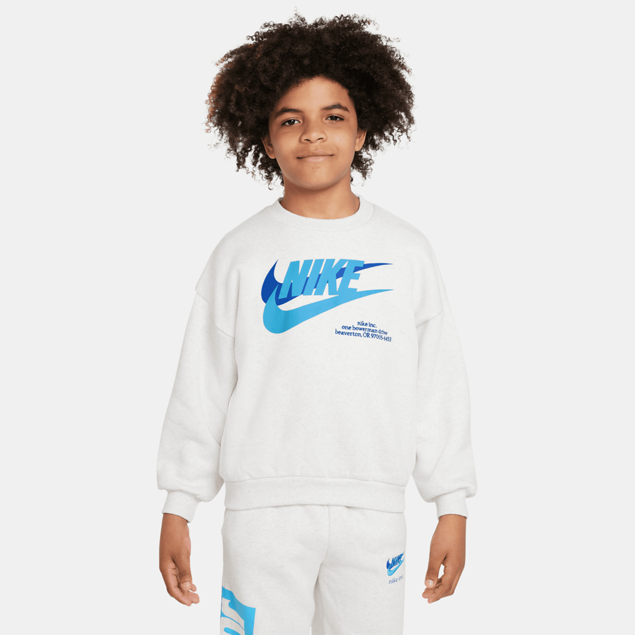 Nike NSW HBR Icon Fleece Crew Image 1 of 3. Tap to open photo gallery.