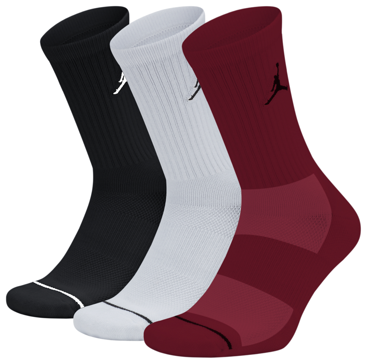 Jordan 3 Pack Everyday Max Cushion Crew Socks Image 1 of 5. Tap to open photo gallery.