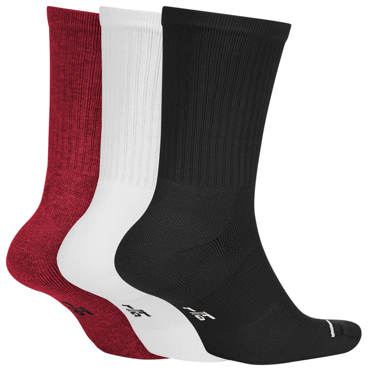 Jordan 3 Pack Everyday Max Cushion Crew Socks Image 2 of 5. Tap to open photo gallery.