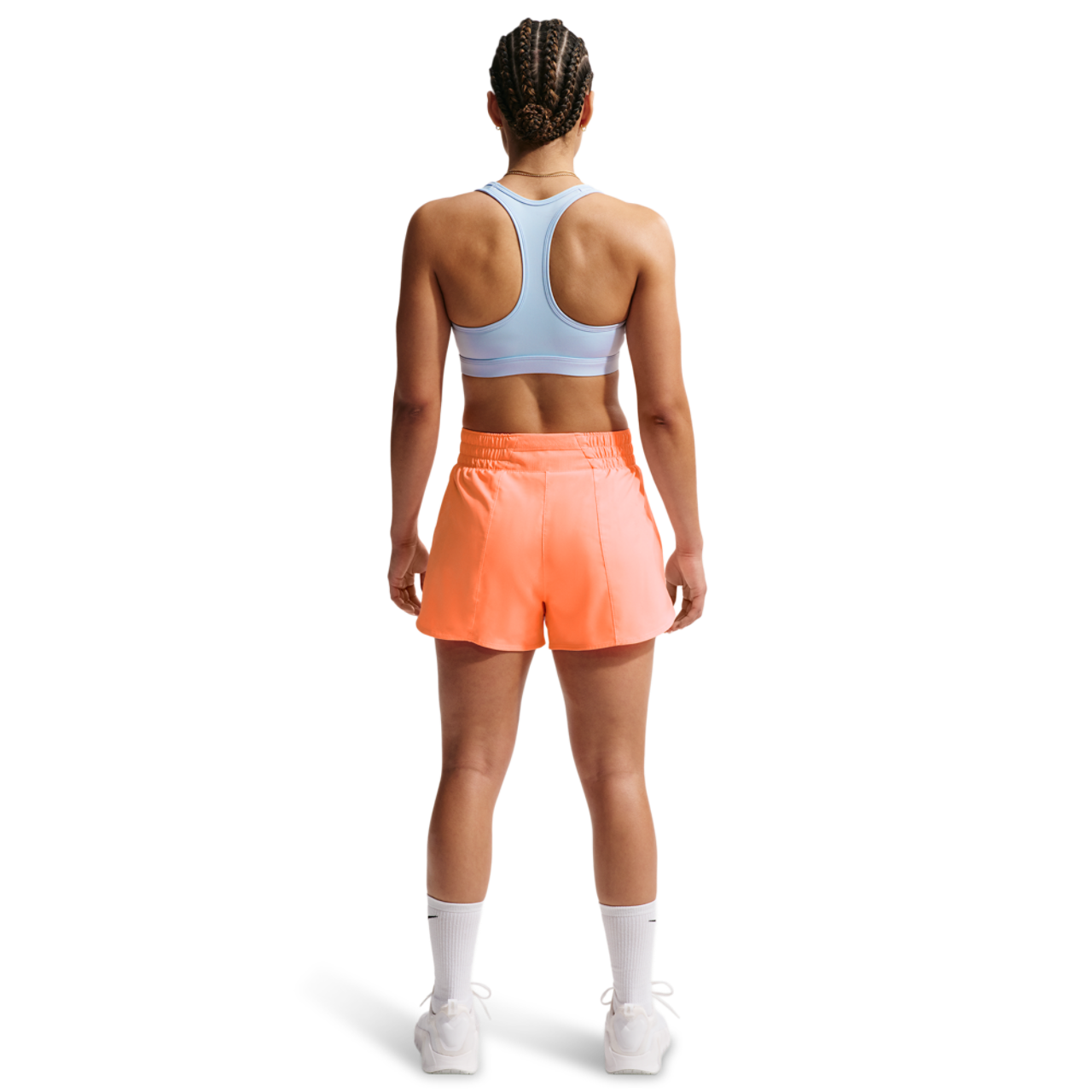 Nike Dri-FIT Swoosh Medium Support Bra Image 7 of 7. Tap to open photo gallery.