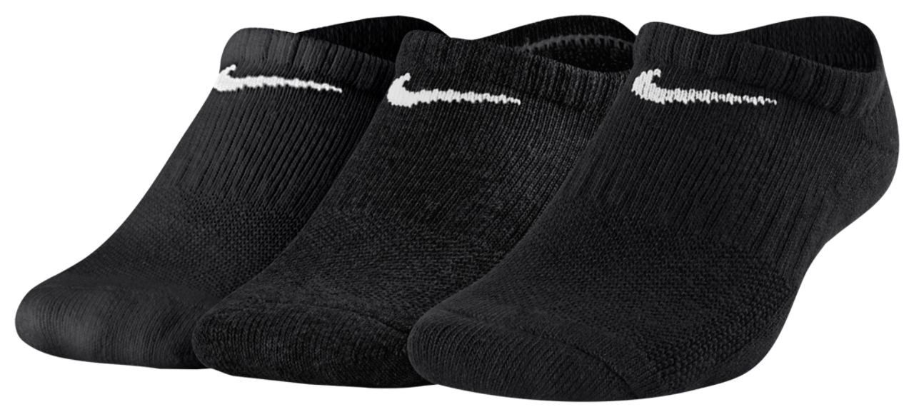 Nike 3 Pk Performance Cushioned No Show Socks Image 1 of 2. Tap to open photo gallery.