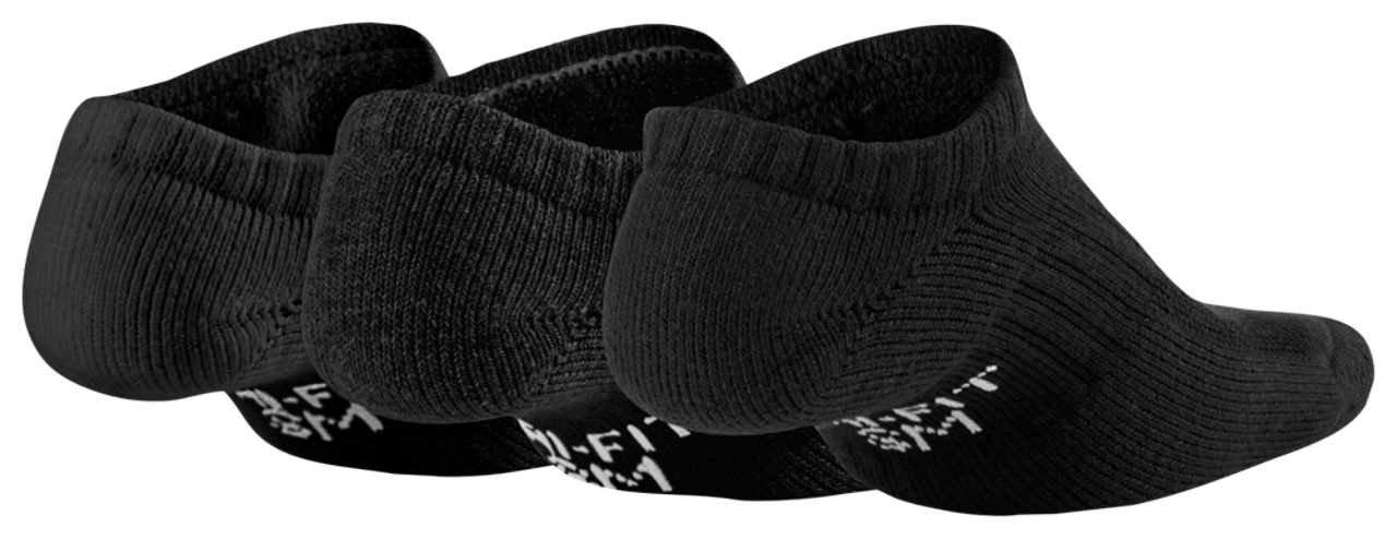 Nike 3 Pk Performance Cushioned No Show Socks Image 2 of 2. Tap to open photo gallery.