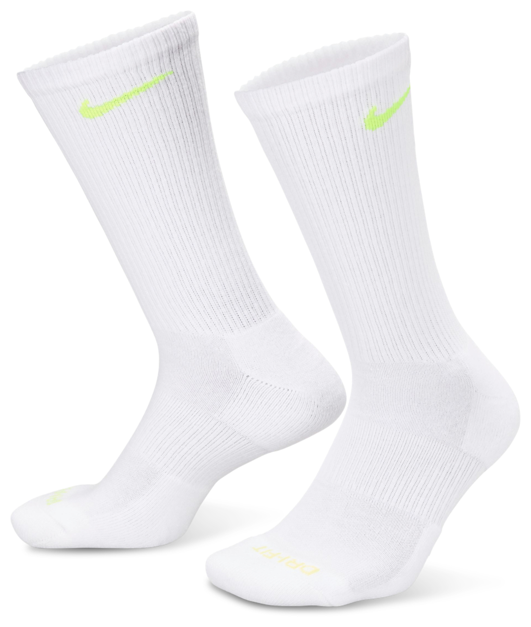 Nike 3 Pack Dri-FIT Plus Crew Socks Image 1 of 1. Tap to open photo gallery.