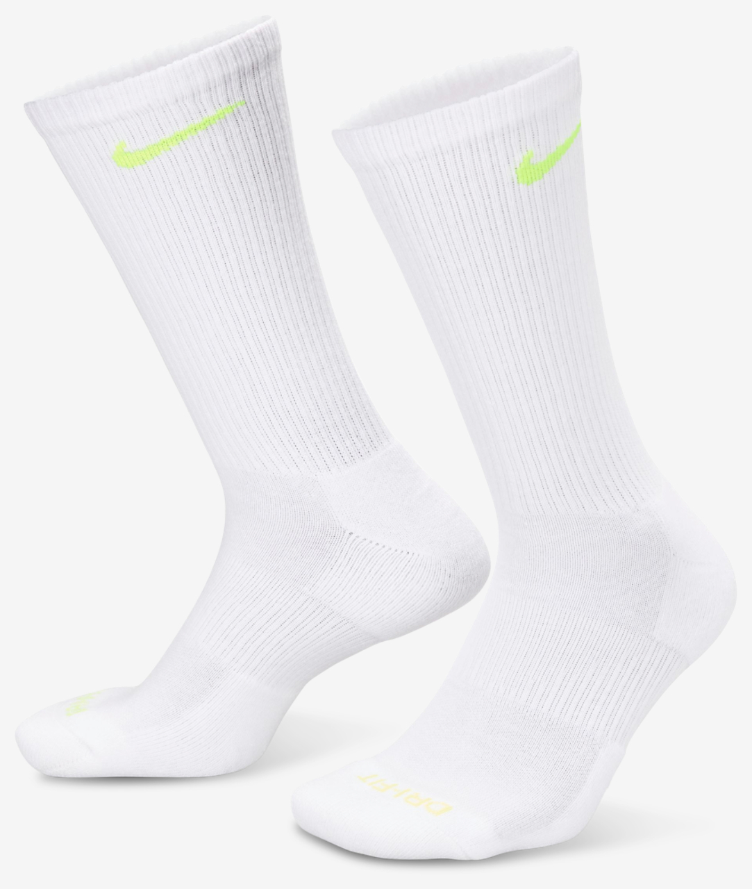 Nike 3 Pack Dri-FIT Plus Crew Socks Image 1 of 1. Tap to open photo gallery.