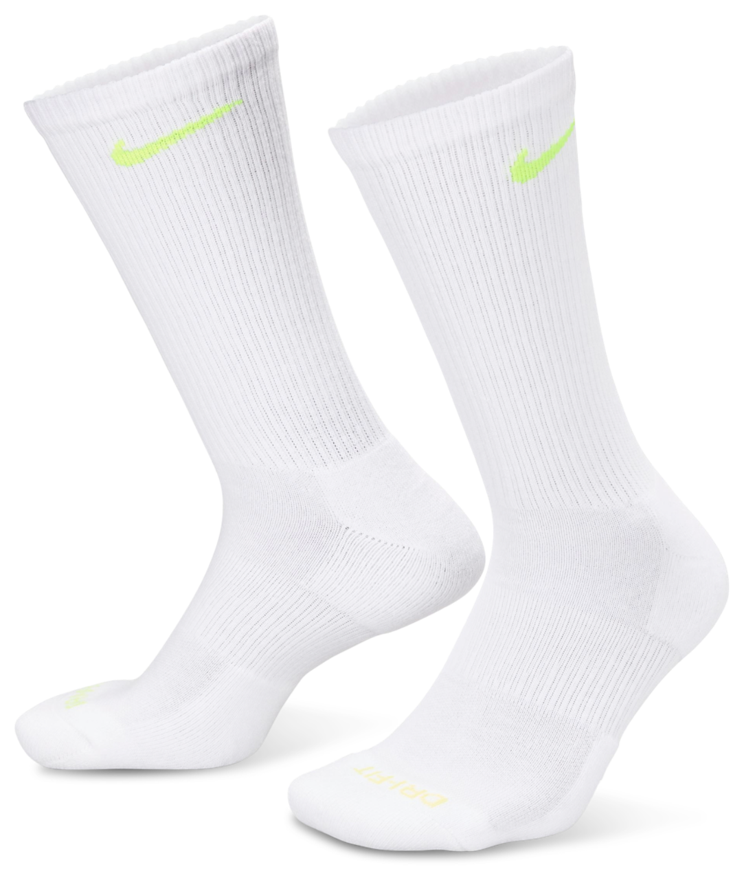 Nike 3 Pack Dri-FIT Plus Crew Socks Image 1 of 1. Tap to open photo gallery.