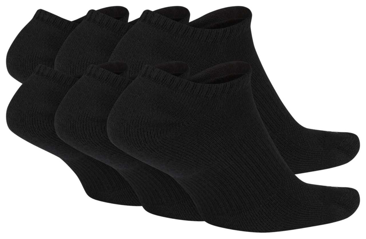 Nike 6 Pack Dri-FIT Plus No Show Socks Image 3 of 3. Tap to open photo gallery.