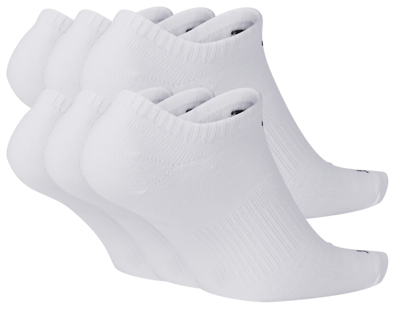 Nike 6 Pack Everyday No Show Socks Image 2 of 2. Tap to open photo gallery.