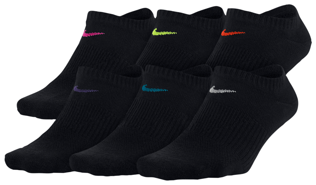 Nike 6PK Lightweight No Show Socks Image 1 of 1. Tap to open photo gallery.
