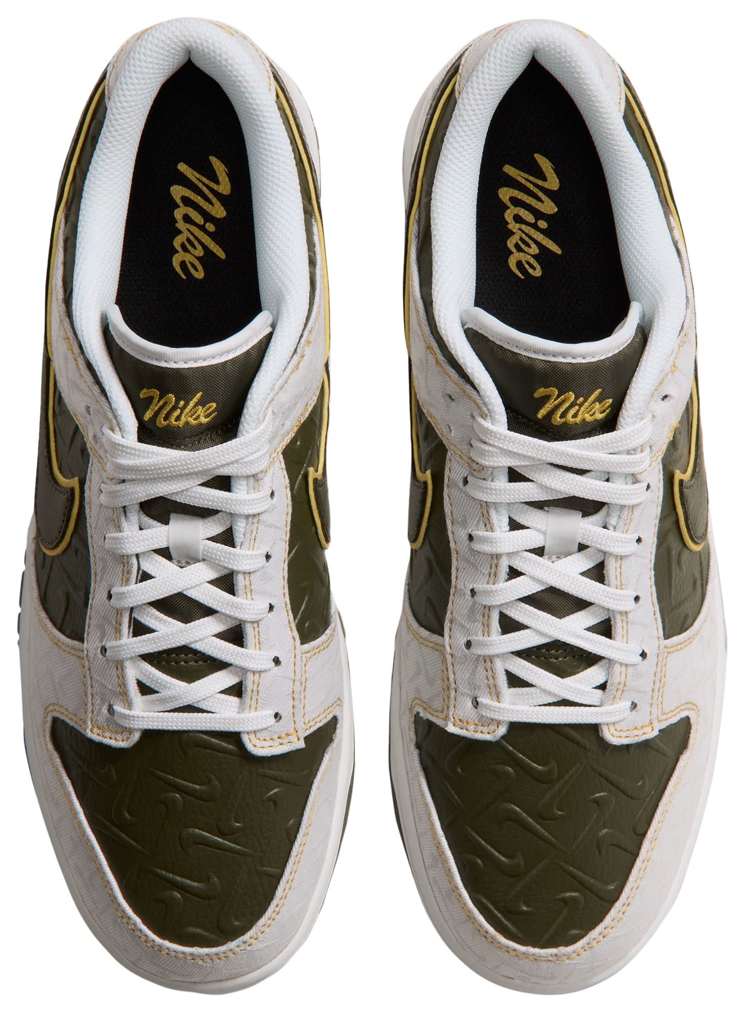 Nike Dunk Low Retro - Yellow Ochre/Summit White/Cargo Khaki - Image 4