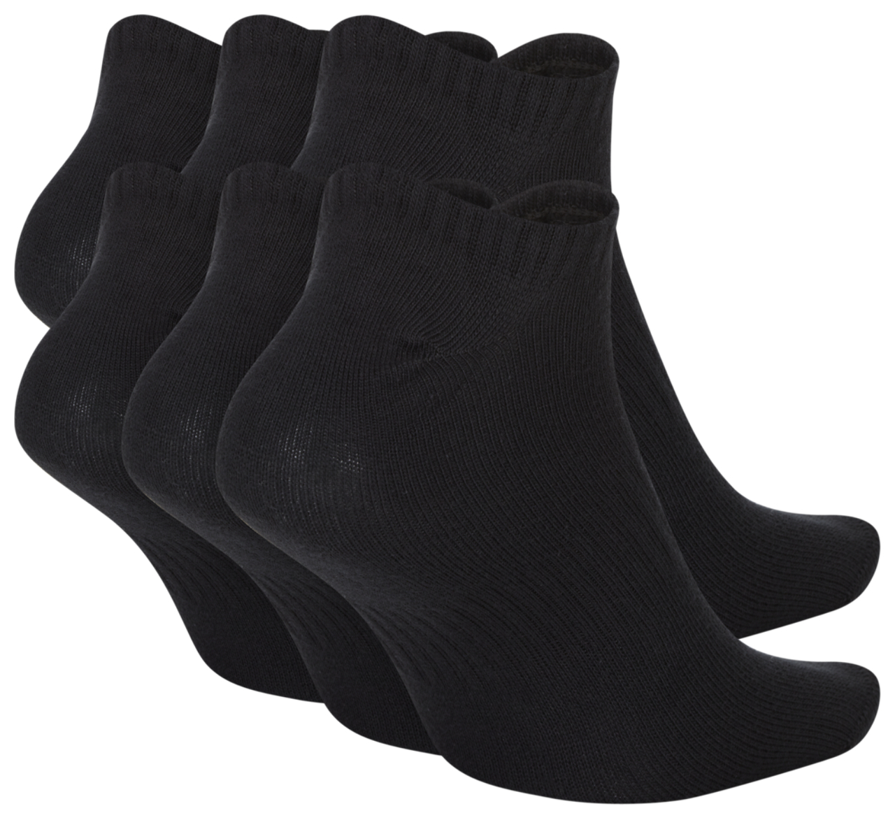 Nike Everyday Lightweight No Show Socks 6PK Image 3 of 3. Tap to open photo gallery.