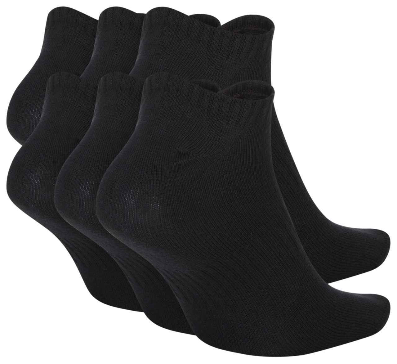Nike Everyday Lightweight No Show Socks 6PK Image 3 of 3. Tap to open photo gallery.