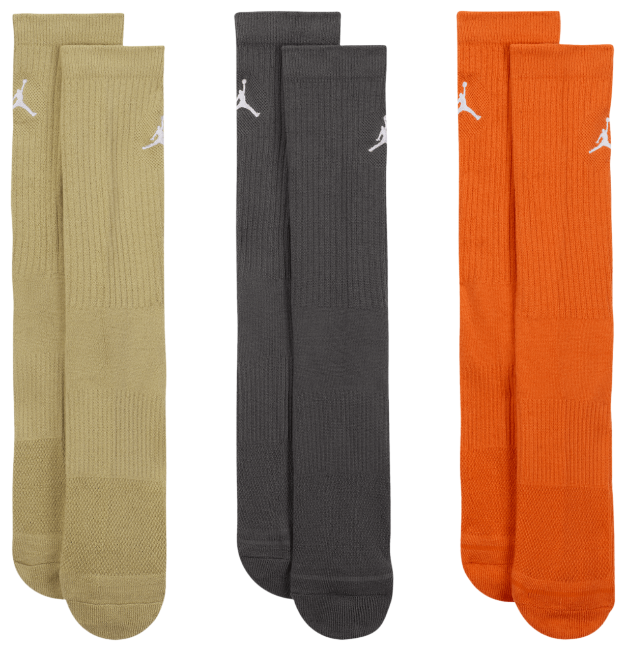 Jordan Every Day Cushioned Crew 3 Pack Socks Image 2 of 4. Tap to open photo gallery.
