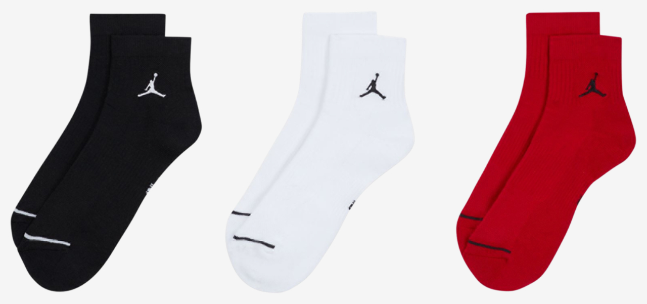 Jordan Every Day Cushioned Ankle 3 Pack Image 3 of 4. Tap to open photo gallery.
