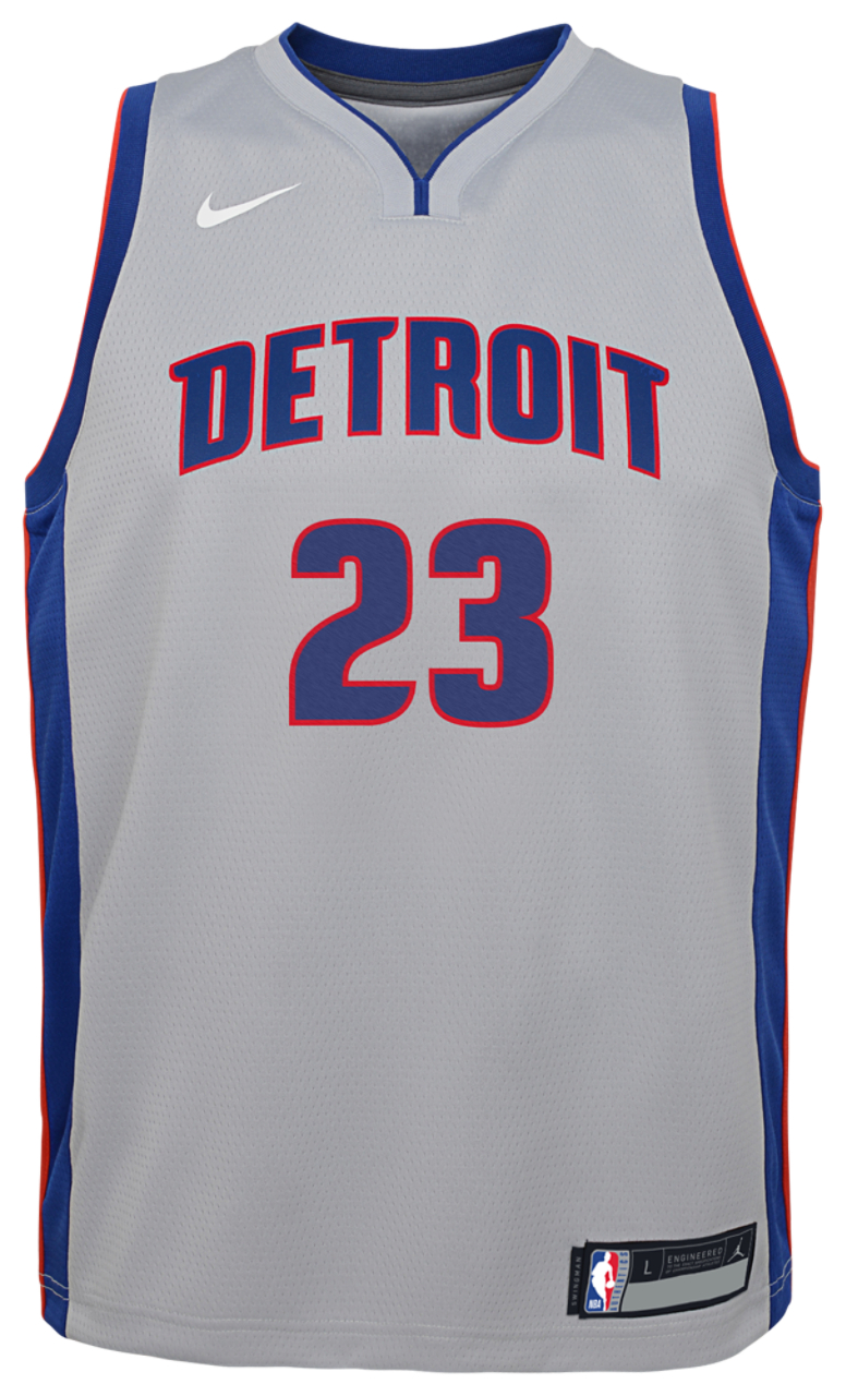 Jordan Pistons Statement Swingman Jersey Image 2 of 2. Tap to open photo gallery.